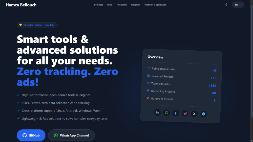 Official Website on GitHub.io
